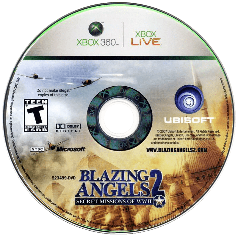 Blazing Angels 2: Secret Missions of WWII media 2 for Xbox 360